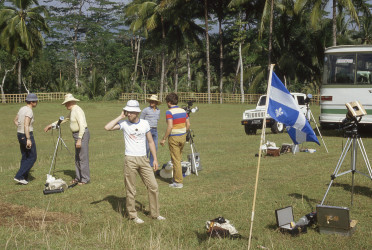 Photo of the solar eclipse of 06/11/1983 by Pierre Arpin
