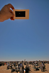 Photo of the solar eclipse of 03/29/2006 by Alan Dyer