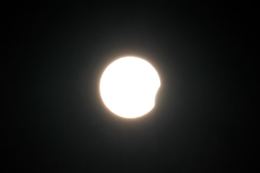 Photo of the solar eclipse of 09/01/2016 by Oscar Martín Mesonero