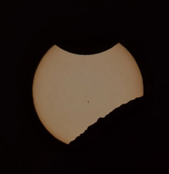 Photo of the solar eclipse of 10/14/2023 by Tim Martin