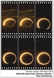 Photo of the solar eclipse of 05/10/2013 by Halda Mohammed