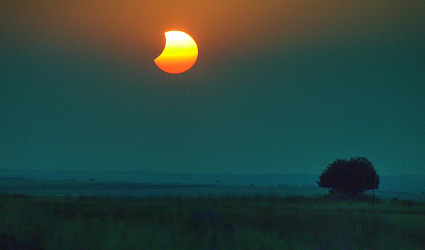 Photo of the solar eclipse of 08/12/2026 by Richard Bareford