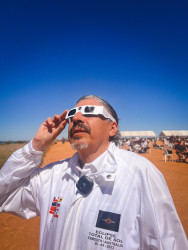 Photo of the solar eclipse of 04/20/2023 by Alejandro Arroyo