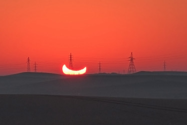Photo of the solar eclipse of 12/26/2019 by Andreas Möller