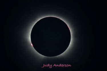 Photo of the solar eclipse of 08/12/2026 by Judy Anderson
