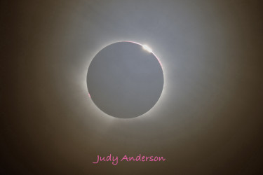 Photo of the solar eclipse of 08/12/2026 by Judy Anderson