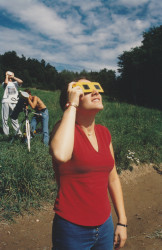 Photo of the solar eclipse of 08/11/1999 by Simone Bolzoni