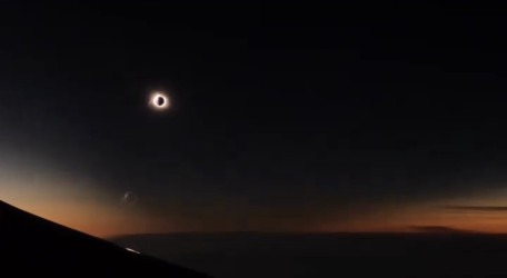 Photo of the solar eclipse of 12/04/2021 by Alejandro Arroyo