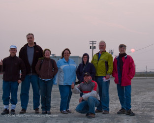 Photo of the solar eclipse of 08/01/2008 by Alan Dyer