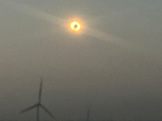 Photo of the solar eclipse of 08/12/2026 by Stuart Davis