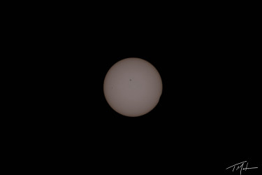 Photo of the solar eclipse of 04/08/2024 by Tim Martin