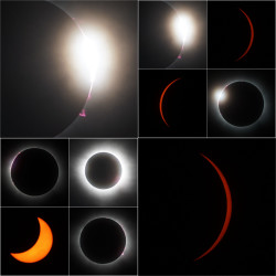 Photo of the solar eclipse of 04/08/2024 by Alexander Krivenyshev