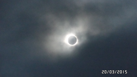 Photo of the solar eclipse of 03/20/2015 by Katharina Nottbohm
