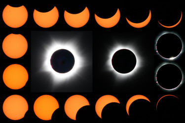Photo of the solar eclipse of 04/20/2023 by Alexander Krivenyshev