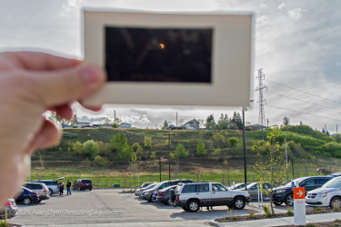 Photo of the solar eclipse of 05/20/2012 by Alan Dyer