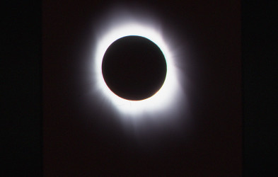 Photo of the solar eclipse of 02/26/1998 by Pierre Arpin