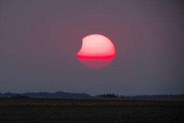 Photo of the solar eclipse of 08/12/2026 by Antonio Melandri