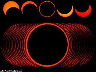 Photo of the solar eclipse of 10/14/2023 by Alexander Krivenyshev