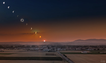 Photo of the solar eclipse of 08/12/2026 by Simon Bonsoir