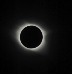 Photo of the solar eclipse of 08/21/2017 by Pierre Arpin