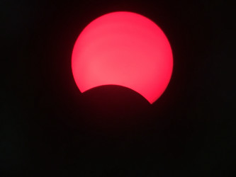 Photo of the solar eclipse of 08/21/2017 by Marcio Spinola