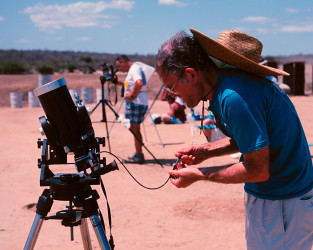 Photo of the solar eclipse of 07/11/1991 by Alan Dyer