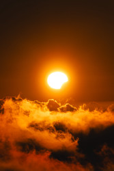 Photo of the solar eclipse of 04/08/2024 by Ben Godson