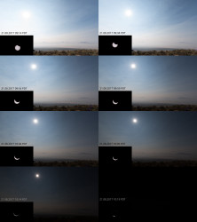 Photo of the solar eclipse of 08/21/2017 by Andreas Möller