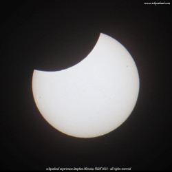 Photo of the solar eclipse of 10/25/2022 by Stephan Heinsius