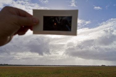 Photo of the solar eclipse of 07/11/2010 by Alan Dyer