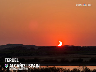 Photo of the solar eclipse of 08/12/2026 by Halda Mohammed