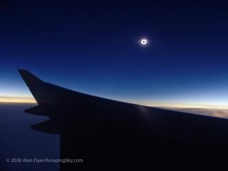 Photo of the solar eclipse of 11/23/2003 by Alan Dyer