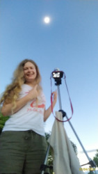 Photo of the solar eclipse of 04/20/2023 by Katharina Nottbohm