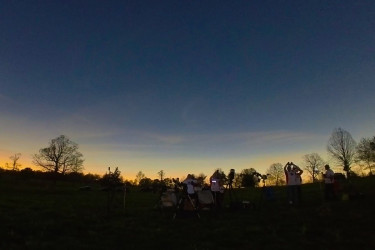 Photo of the solar eclipse of 04/08/2024 by Oscar Martín Mesonero