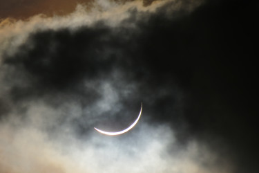 Photo of the solar eclipse of 11/13/2012 by Jorgen te Giffel