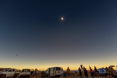 Photo of the solar eclipse of 04/20/2023 by Andreas Möller