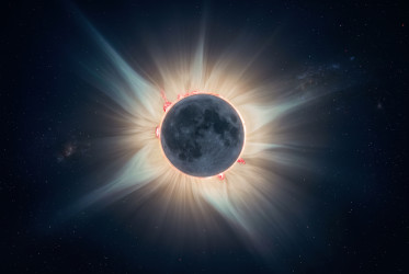 Photo of the solar eclipse of 08/12/2026 by Richard Bareford