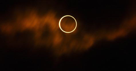 Photo of the solar eclipse of 10/14/2023 by Steve Dierwechter