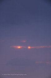 Photo of the solar eclipse of 06/10/2002 by Alan Dyer