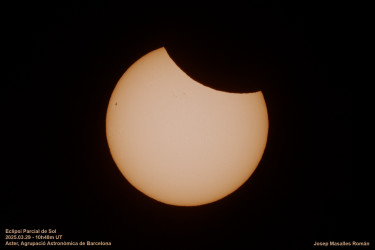 Photo of the solar eclipse of 03/29/2025 by Josep Masalles