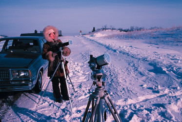 Photo of the solar eclipse of 02/26/1979 by Alan Dyer