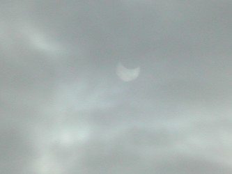Photo of the solar eclipse of 12/25/2000 by Tim Martin