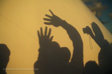 Photo of the solar eclipse of 07/22/2009 by Alan Dyer