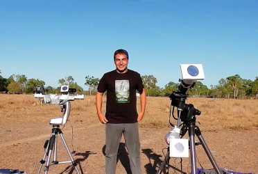 Photo of the solar eclipse of 11/13/2012 by Oscar Martín Mesonero