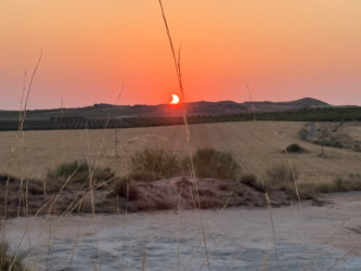 Photo of the solar eclipse of 08/12/2026 by Melanie Hodge