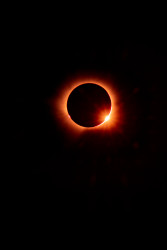 Photo of the solar eclipse of 08/12/2026 by Pedro Borges Silva