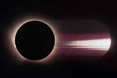 Photo of the solar eclipse of 08/12/2026 by Fathi Mayoof