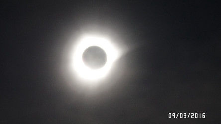 Photo of the solar eclipse of 03/09/2016 by Katharina Nottbohm