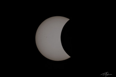 Photo of the solar eclipse of 08/12/2026 by Tim Martin