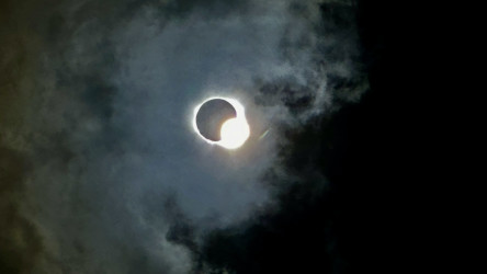 Photo of the solar eclipse of 04/20/2023 by Judy Anderson
